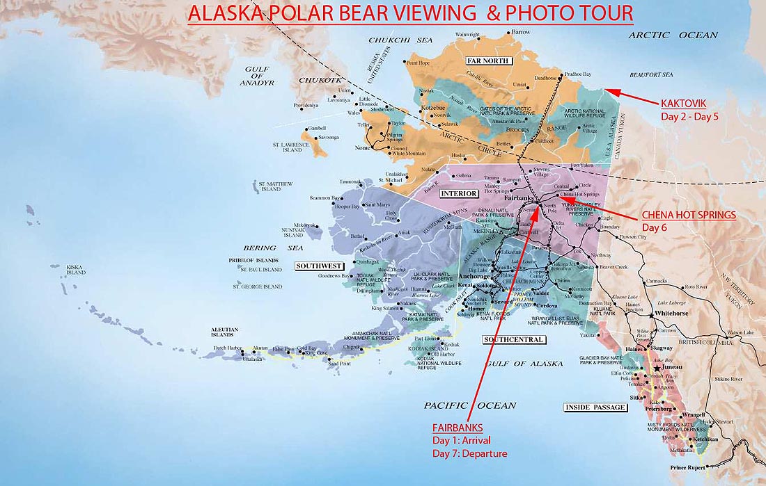 Alaska-Map-Alaska-Polar-Bear-Viewing-Photo-Tour