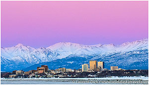 Day-1-Dusk-over-Chugach-Mountains-and-downtown-Anchorage-Photo-c-Laurent-Dick-Wild-Alaska-Travel