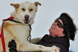 Janet-Hart-Testimonial-Iditarod-Finish-Northern-Lights-Tour