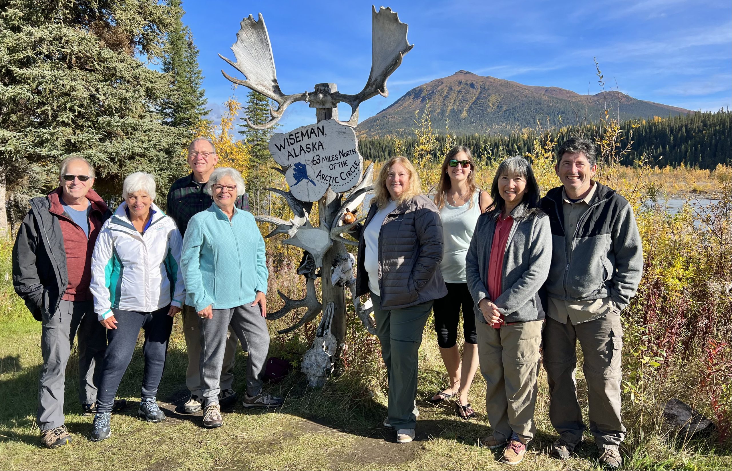 Wild Alaska Travel group in Wisman