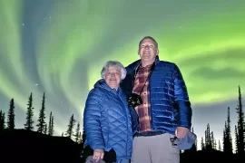 Alaska Northern Lights Tour guests